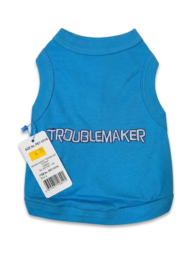 Camiseta "Troublemaker" para Mascotas ⚡'s foto | Moon y sus Amigos |  BizneCubano
